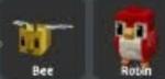 bee=300円 Robin=200円