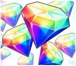 IOS専用 ダイヤ5000~5200個＋金欠片500枚+4★60体 即対応 初期