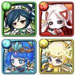 エーテル+森羅+イヴ+刹那+虹結晶 1800個