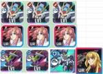 初期 画像のキャラ10体 ストライクフリーダムx3+ジャスティスx2+ラクスx3