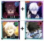 無量空処五条+両面宿儺+乙骨憂太+覚醒五条悟+石90000~110000+ガチャ券50~60枚