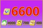 聖晶石6600個前後+呼符400枚前後+果実700枚前後序章クリア済みのアカウント