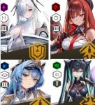 進行垢 +画像のキャラ4体 +ジュエル60000+個（集募券合計800+枚）+S