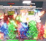 呪いヒドラと陰陽ヒドラ　　どちらも27000円