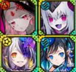 魂神廻錬<総督>ネーハ+魔蝕の妖精霊リィリス+巫獣の魂神ユレア+魔界の邪氷姫イオレット+光結晶
