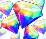 IOS専用 ダイヤ5000~5500個＋金欠片800枚+4★60体 即対応 初期