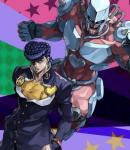 東方仗助+石40000個+UR補助カードx2枚+URサポートカードx1枚+UR*5